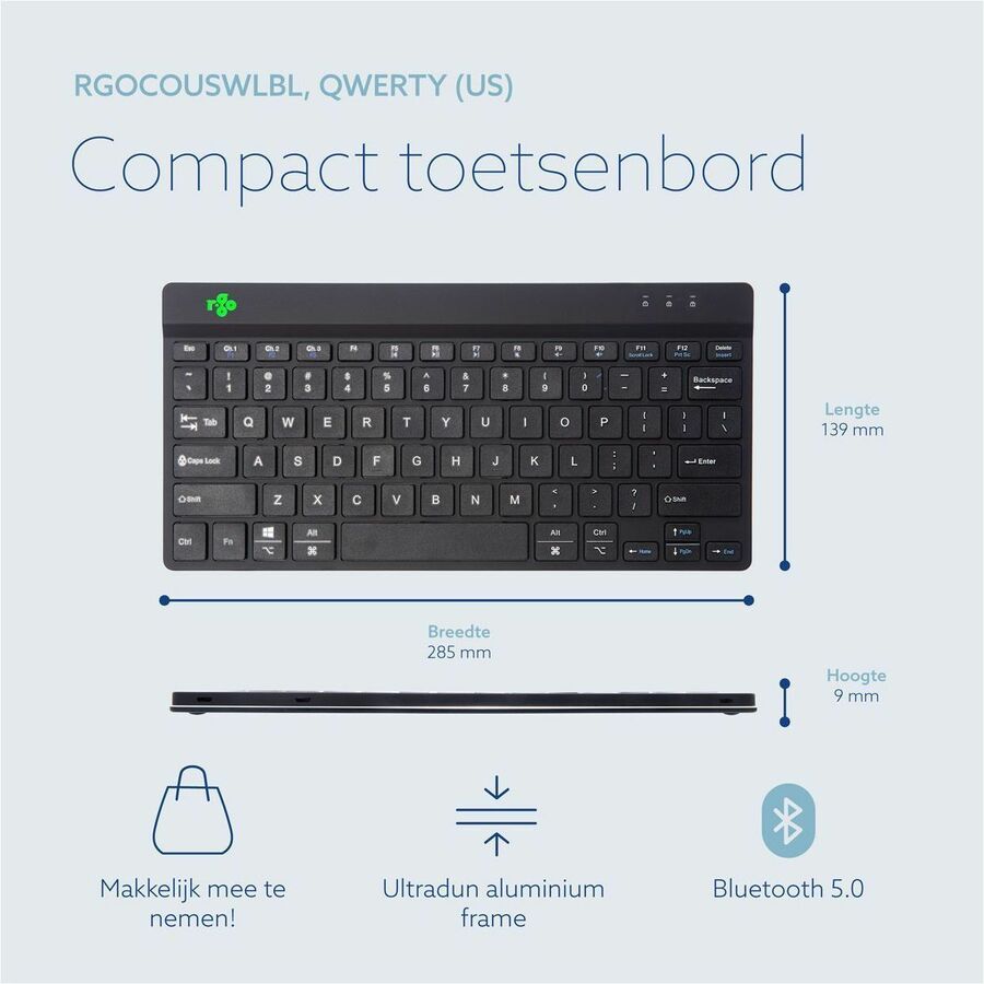 R-Go Keyboard Rgocouswlbl