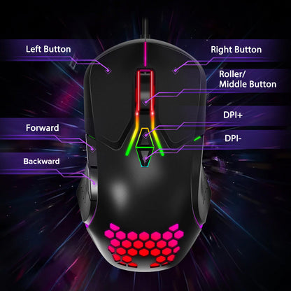 RGB Wired Gaming Mouse CW902