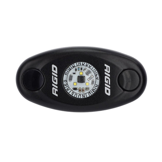 RIGID Industries A-Series Black High Power LED Light Single - Cool White