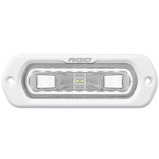 RIGID Industries SR-L Series Marine Spreader Light - White Flush Mount - White Light w/White Halo