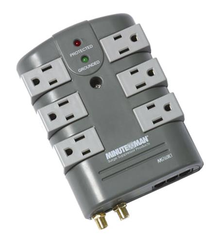 ROTATING SURGE PROTECTOR SIX OUTLET MM-MMS760RCT