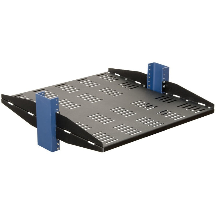 Rack Solutions 2U 2Post Heavy Duty Center Mount Vented Shelf 21In (D)