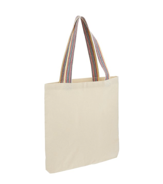 Rainbow Recycled Cotton Convention Tote – Eco-Friendly, Vibrant, and Perfect for Events or Everyday Use