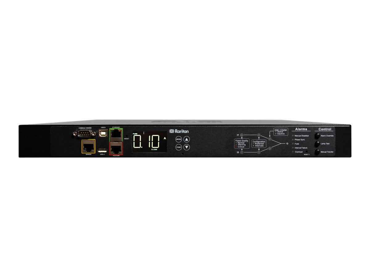 Paritan Rack Device Raritan Intelligent Rack Transfer Switch PX3TS-1875CR - Power control