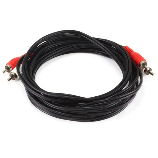 Rca Plug2/2 Rca M/M Cable - Black 12Ft