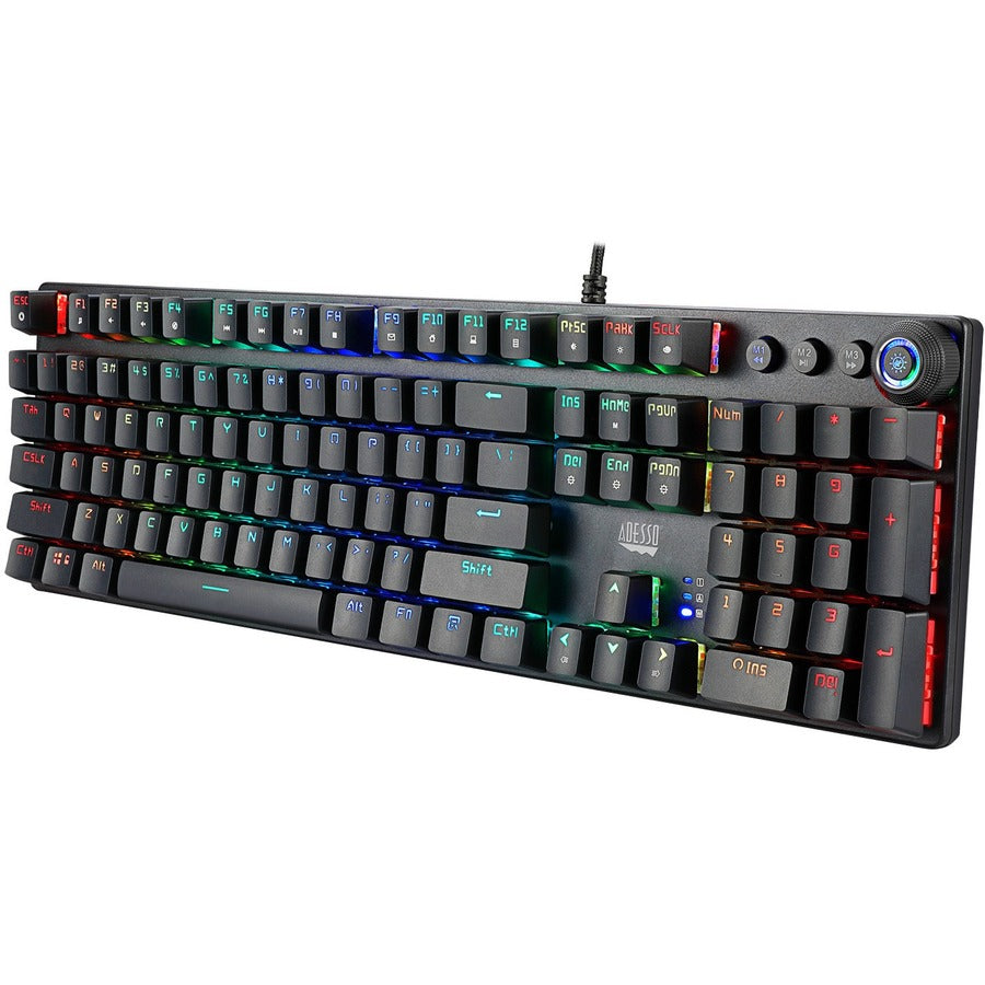 Rgb Programable Mech Gaming,Keyboard W/Detachable Mag Palmrest