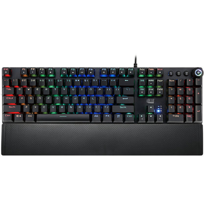 Rgb Programable Mech Gaming,Keyboard W/Detachable Mag Palmrest