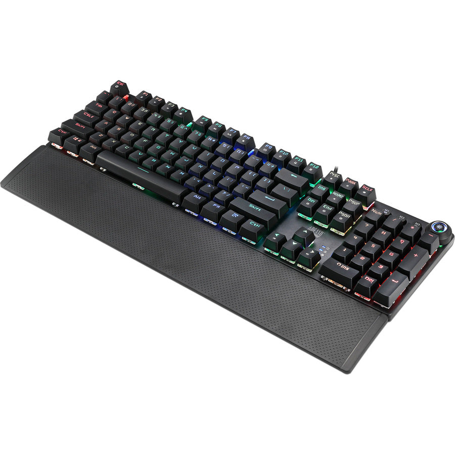 Rgb Programable Mech Gaming,Keyboard W/Detachable Mag Palmrest