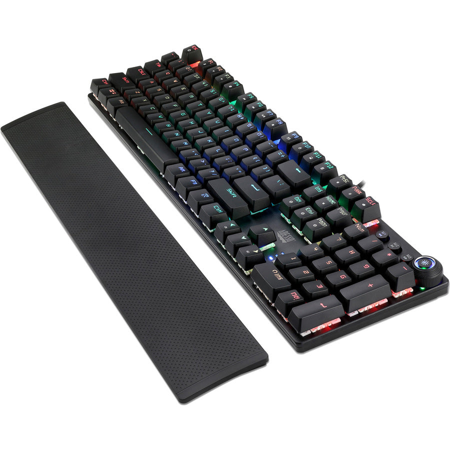 Rgb Programable Mech Gaming,Keyboard W/Detachable Mag Palmrest