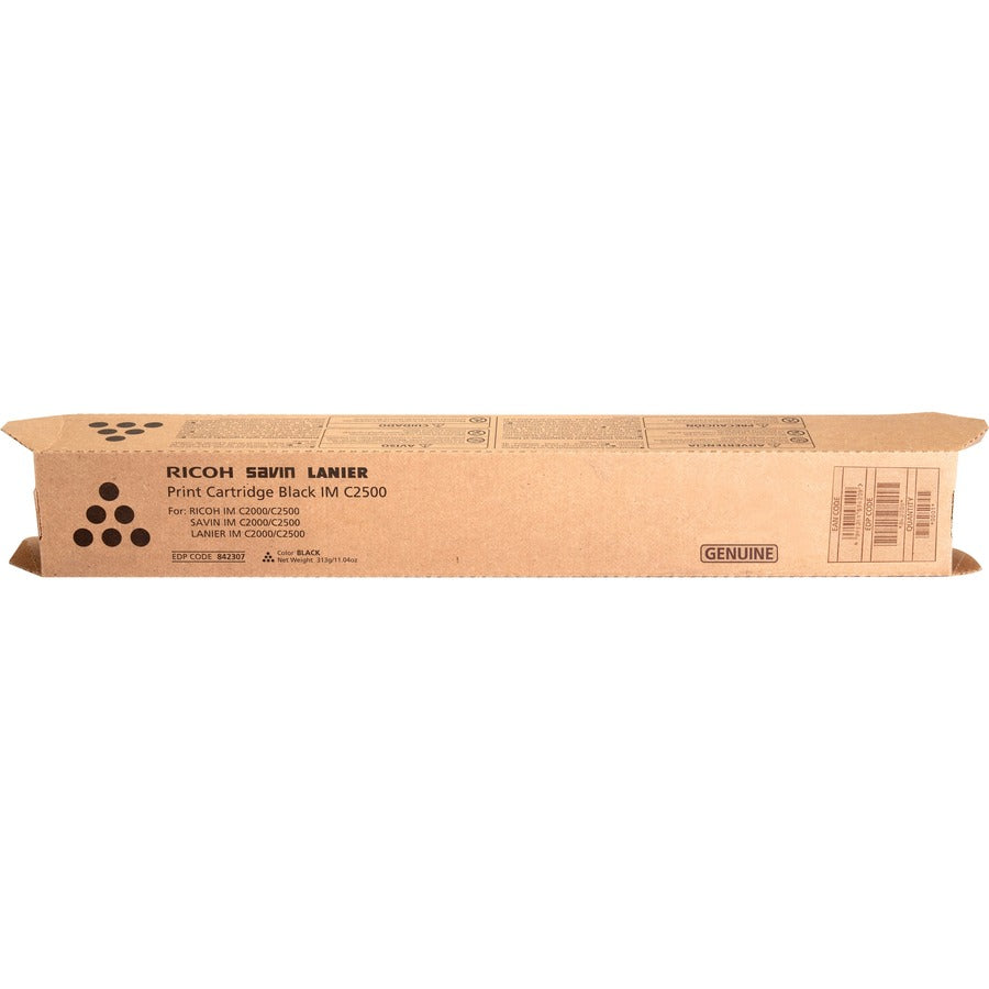 Ricoh Original Laser Toner Cartridge - Black - 1 Each 842307