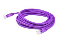 Rj-45 M/M Patch Cbl,15Ft Purple Cat6 Stp Pvc Cu