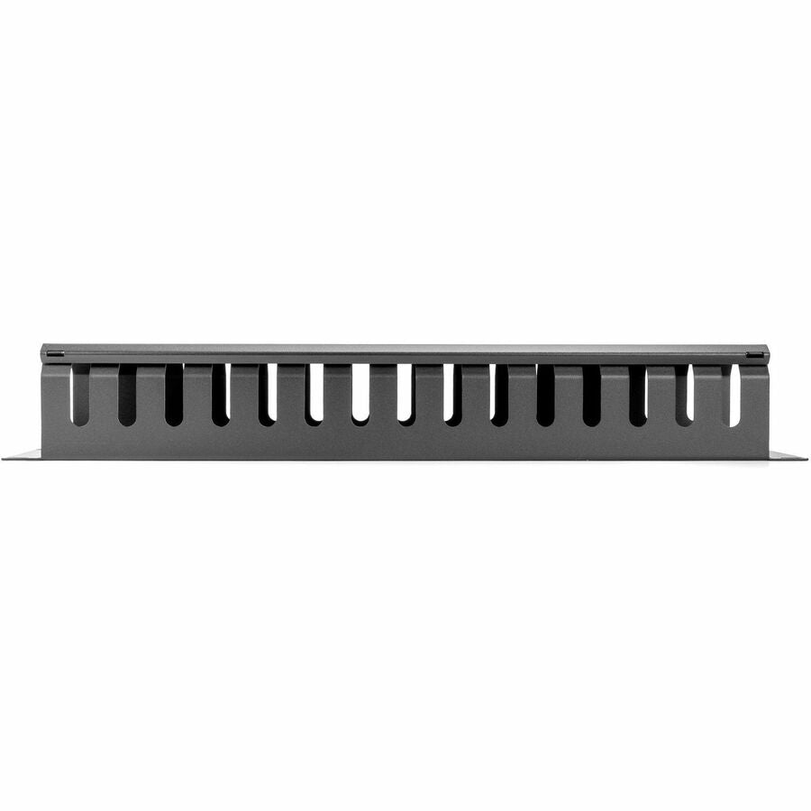 Construction Finger Rack Rocstor 2U Horizontal Finger Duct Rack Cable Management Panel with ...