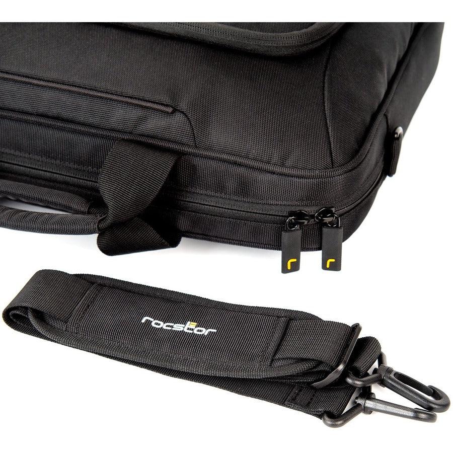 Rocstor Carrying Case (Briefcase) For 15.6" To 16" Notebook - Black