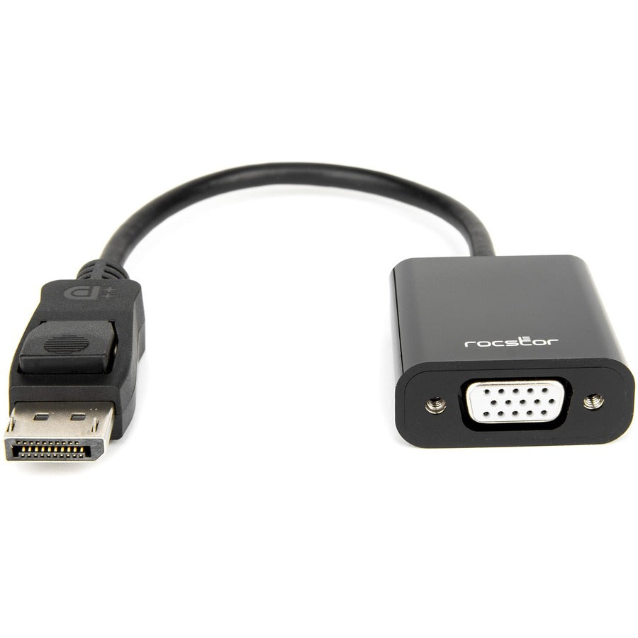 Rocstor Displayport To Vga Video Adapter Converter - Cable Length: 5.9" Y10A102-B1