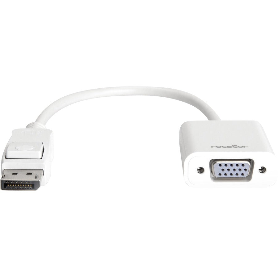 Rocstor Displayport To Vga Video Adapter Converter - Cable Length: 5.9" Y10A102-W1