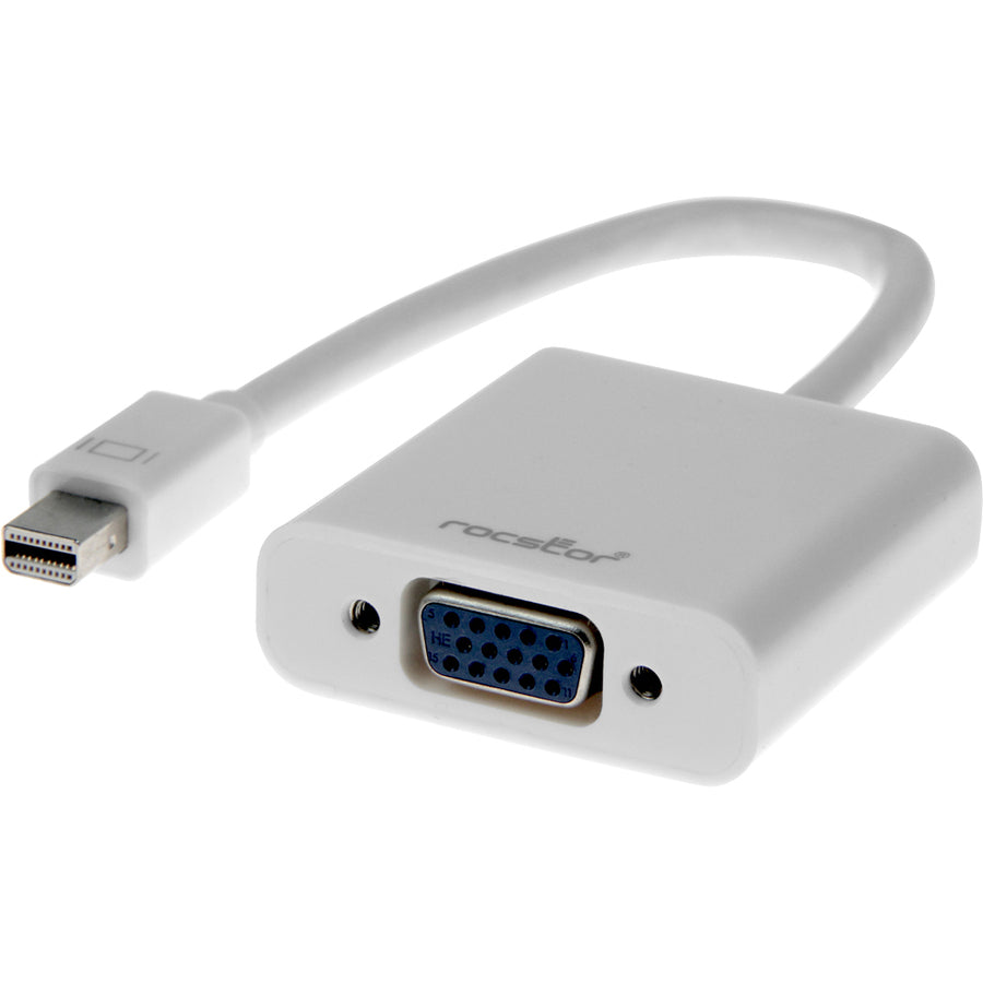 Rocstor Mini Displayport To Vga Adapter For Mac / Pc - Cable Length: 5.9"