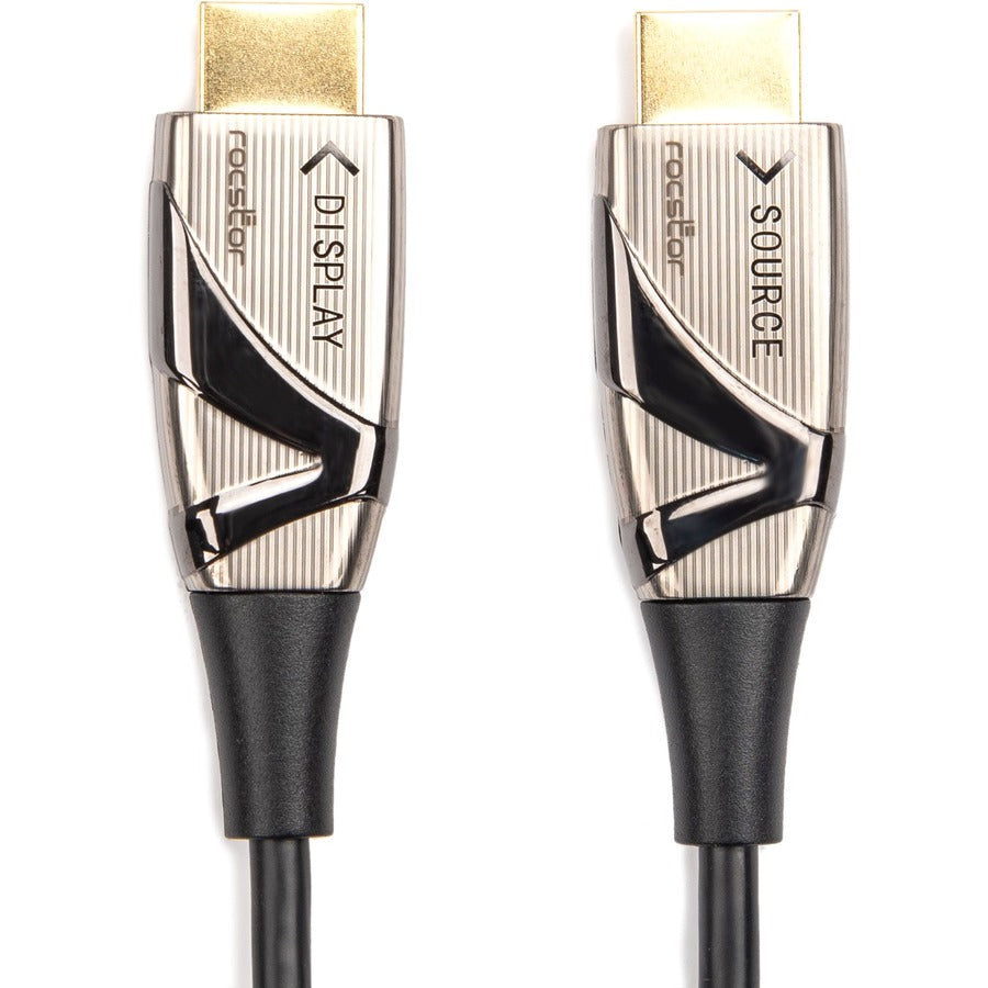 Rocstor Premium 100Ft 4K High Speed Hdmi To Hdmi M/M Cable - Ultra Hd Hdmi 2.0 Supports 4K X 2K At 60Hz With Resolutions Up To 3840X2160P And 18Gbps Bandwidth - Hdmi 2.0 To Hdmi 2.0 Male/Male - Hdmi 2.0 For Hdtv, Dvd Player - 100Ft (30.5M) - 1 Retail Pack