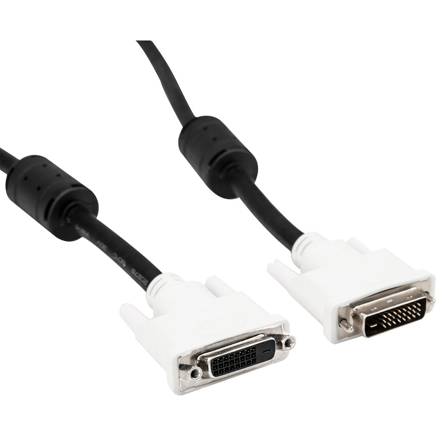 Rocstor Premium 10Ft Dvi-D Dual Link Cable - M/M - 10Ft - Black - Video Monitor Cable