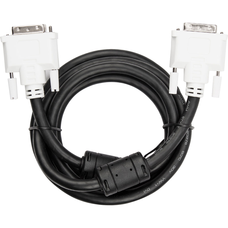 Rocstor Premium 10Ft Dvi-D Dual Link Cable - M/M - 10Ft - Black - Video Monitor Cable