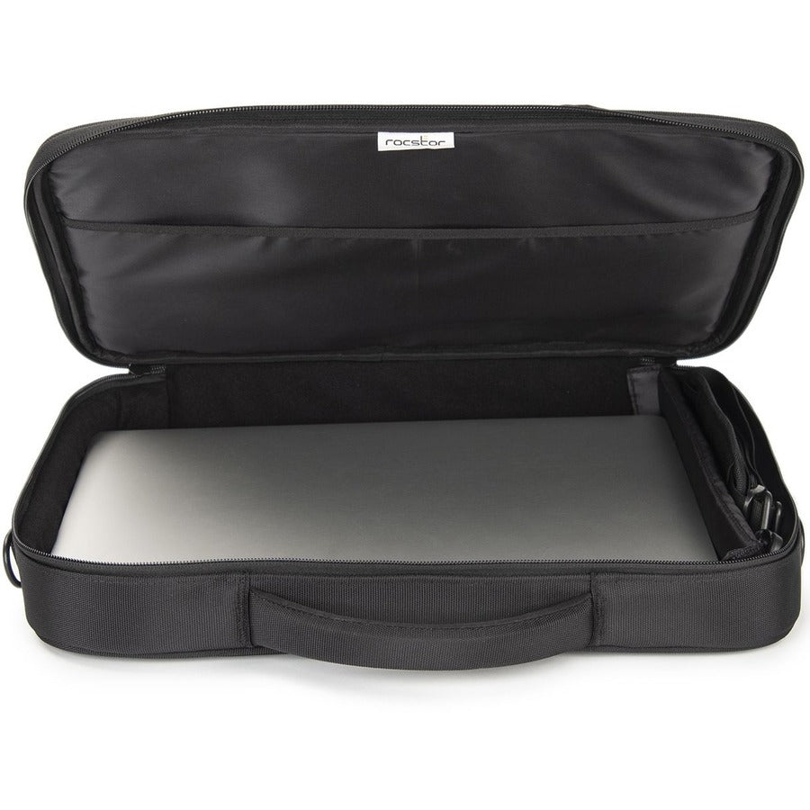 Rocstor Premium 13" & 14" Professional Toploading Universal Briefcase Laptop Case - Weather & Water Resistant - Rfid Blocking Pocket - Lightweight - Exterior 1200D Polyester & Interior 210D Polyester Material- Fits 13In - 14In & 14.1 Inch Laptop - For Del