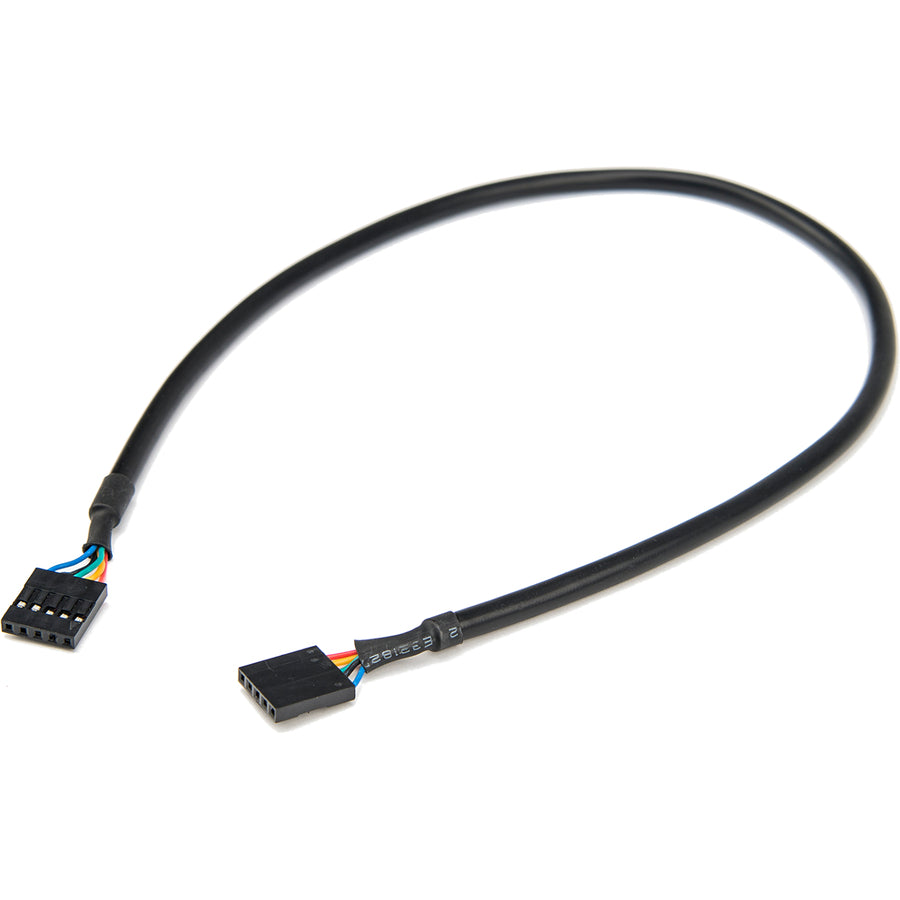 Rocstor Premium 18In Internal 5 Pin Usb Idc Motherboard Header Cable - Idc Female - Idc Female - Black