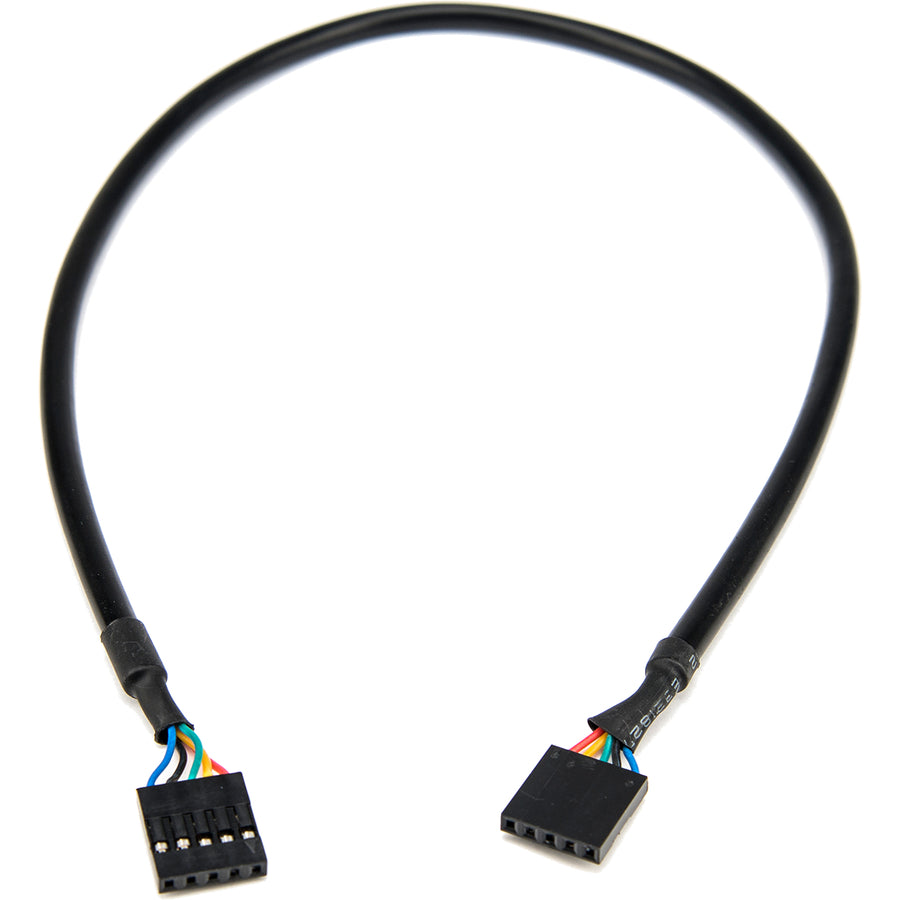 Rocstor Premium 18In Internal 5 Pin Usb Idc Motherboard Header Cable - Idc Female - Idc Female - Black