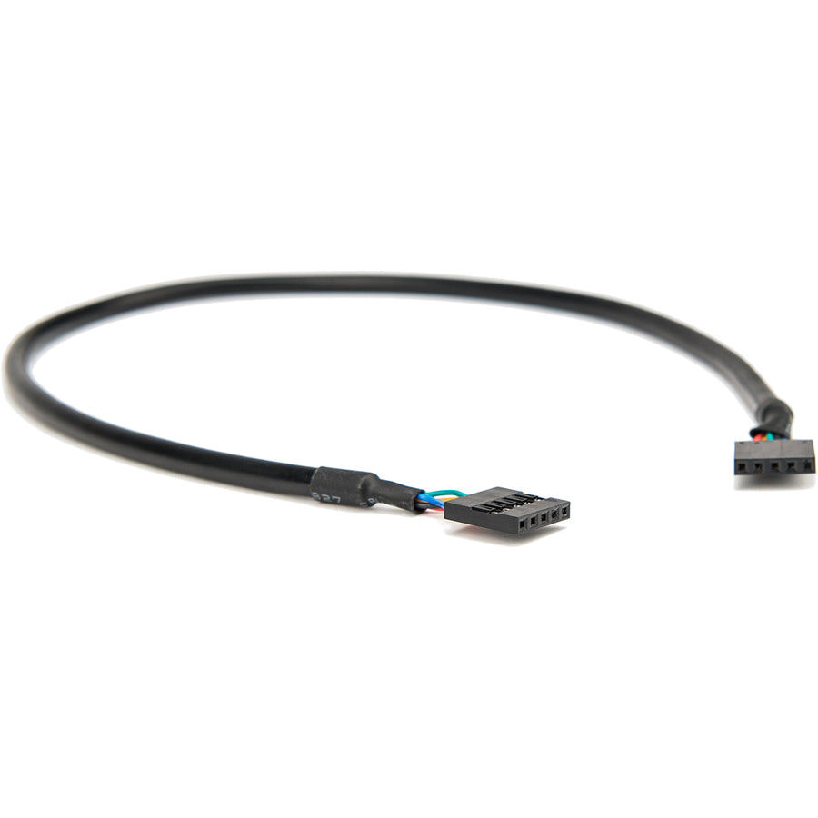 Rocstor Premium 18In Internal 5 Pin Usb Idc Motherboard Header Cable - Idc Female - Idc Female - Black