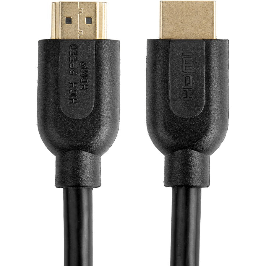 Rocstor Premium 1Ft High Speed Hdmi (M/M) Cable With Ethernet - Cable Length: 1Ft - Hdmi For Audio/Video Device - 1.28 Gb/S - 1 Ft - 1 X Hdmi Male Digital Audio/Video - 1 X Hdmi Male Digital Audio/Video - Gold Plated Connector - Black Ethernet Cable Black