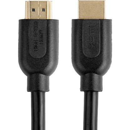 Rocstor Premium 1Ft High Speed Hdmi (M/M) Cable With Ethernet - Cable Length: 1Ft - Hdmi For Audio/Video Device - 1.28 Gb/S - 1 Ft - 1 X Hdmi Male Digital Audio/Video - 1 X Hdmi Male Digital Audio/Video - Gold Plated Connector - Black Ethernet Cable Black