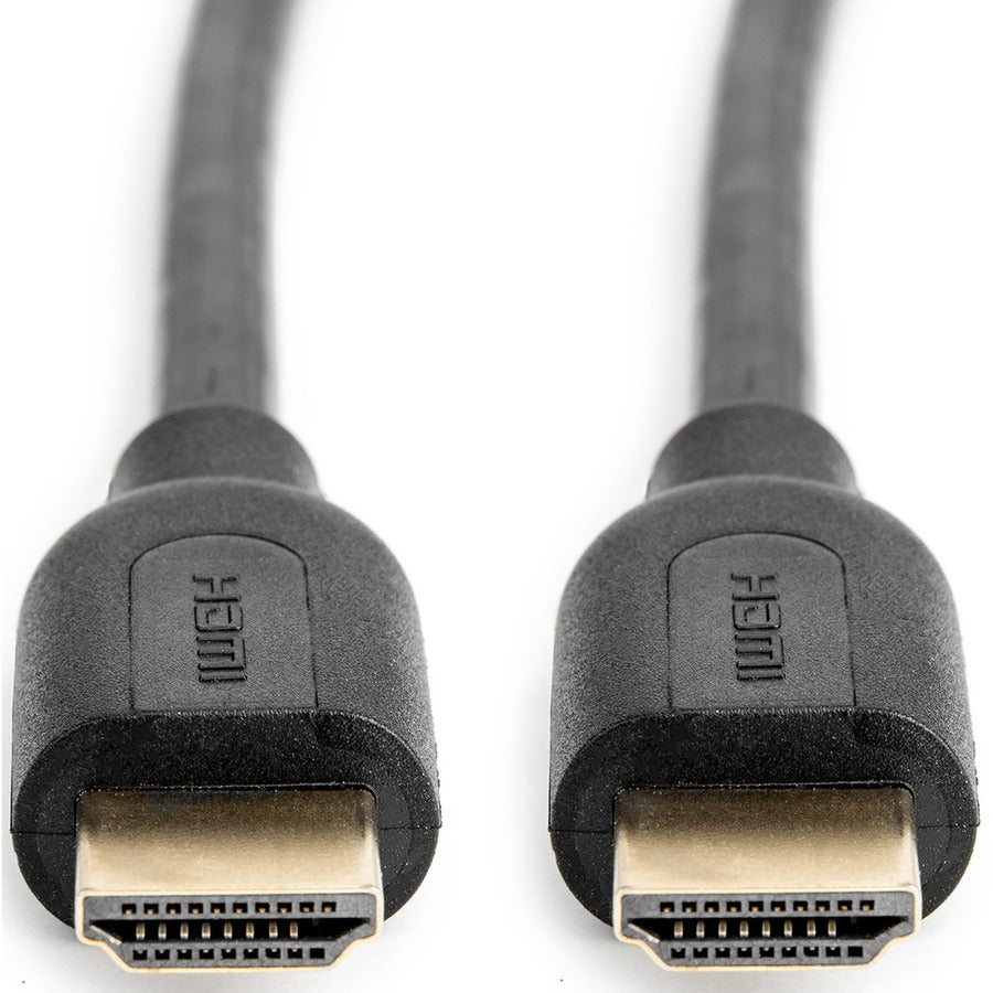 Rocstor Premium 1Ft High Speed Hdmi (M/M) Cable With Ethernet - Cable Length: 1Ft - Hdmi For Audio/Video Device - 1.28 Gb/S - 1 Ft - 1 X Hdmi Male Digital Audio/Video - 1 X Hdmi Male Digital Audio/Video - Gold Plated Connector - Black Ethernet Cable Black