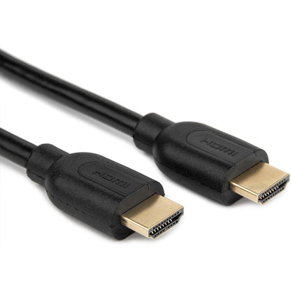 Rocstor Premium 1Ft High Speed Hdmi (M/M) Cable With Ethernet - Cable Length: 1Ft - Hdmi For Audio/Video Device - 1.28 Gb/S - 1 Ft - 1 X Hdmi Male Digital Audio/Video - 1 X Hdmi Male Digital Audio/Video - Gold Plated Connector - Black Ethernet Cable Black