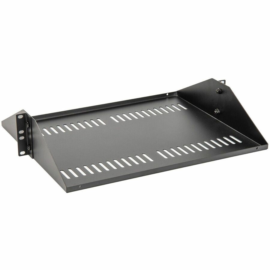 Rocstor Premium 2U Rack Center Rack Shelf Vented Cantilever 14in