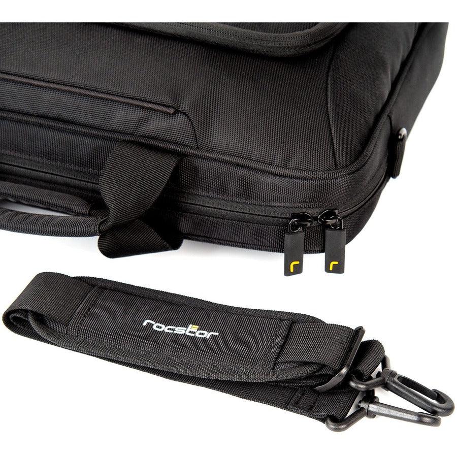 Rocstor Premium Carrying Case (Briefcase) For 13" To 14.1" Notebook - Black