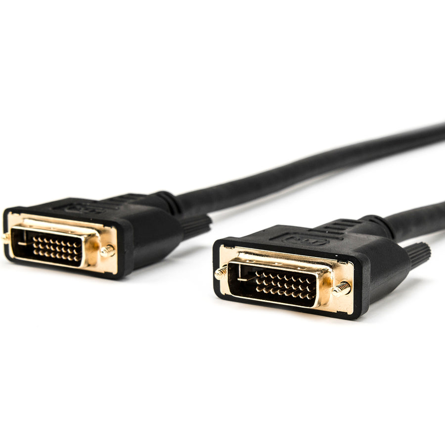 Rocstor Premium Dvi-D Dual Link Display Cable (M/M) Black - Dvi For Video Device, Monitor, Projector, Tv - 1.24 Gb/S - 10 Ft - 1 Pack - 1 X Dvi (Dual-Link) Male Digital Video - 1 X Dvi (Dual-Link) Male Digital Video - Nickel Plated Connector - Black