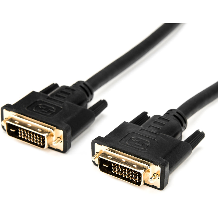 Rocstor Premium Dvi-D Dual Link Display Cable (M/M) Black - Dvi For Video Device, Monitor, Projector, Tv - 1.24 Gb/S - 10 Ft - 1 Pack - 1 X Dvi (Dual-Link) Male Digital Video - 1 X Dvi (Dual-Link) Male Digital Video - Nickel Plated Connector - Black