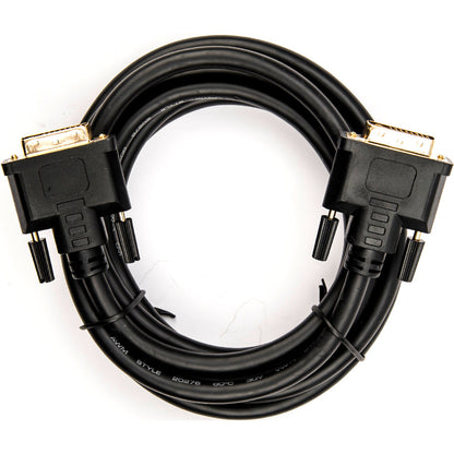 Rocstor Premium Dvi-D Dual Link Display Cable (M/M) Black - Dvi For Video Device, Monitor, Projector, Tv - 1.24 Gb/S - 10 Ft - 1 Pack - 1 X Dvi (Dual-Link) Male Digital Video - 1 X Dvi (Dual-Link) Male Digital Video - Nickel Plated Connector - Black