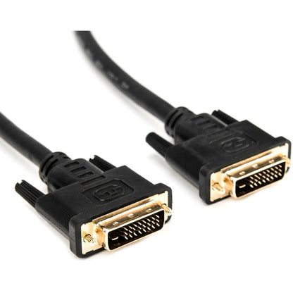 Rocstor Premium Dvi-D Dual Link Display Cable (M/M) Black - Dvi For Video Device, Monitor, Projector, Tv - 1.24 Gb/S - 10 Ft - 1 Pack - 1 X Dvi (Dual-Link) Male Digital Video - 1 X Dvi (Dual-Link) Male Digital Video - Nickel Plated Connector - Black