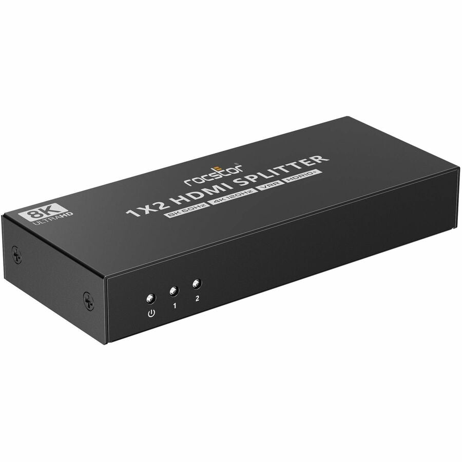 Rocstor TrueReach Splitter 8K Ultra HD 1x2 HDMI