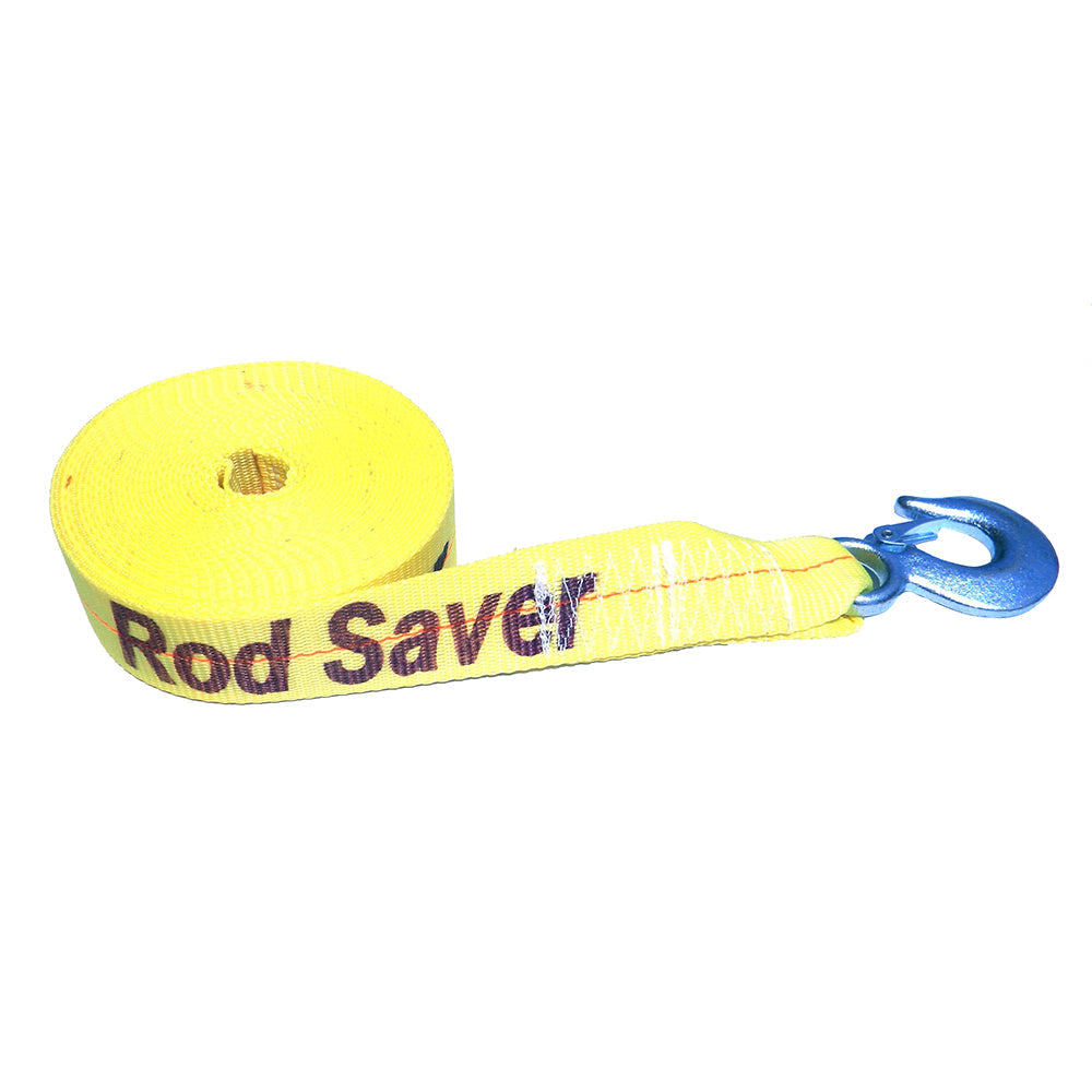 Rod Saver Heavy-Duty Winch Strap Replacement - Yellow - 2" x 20&#39;