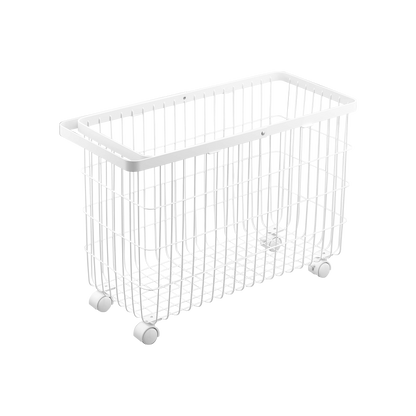 Rolling Wire Basket (14.8" H) - Steel