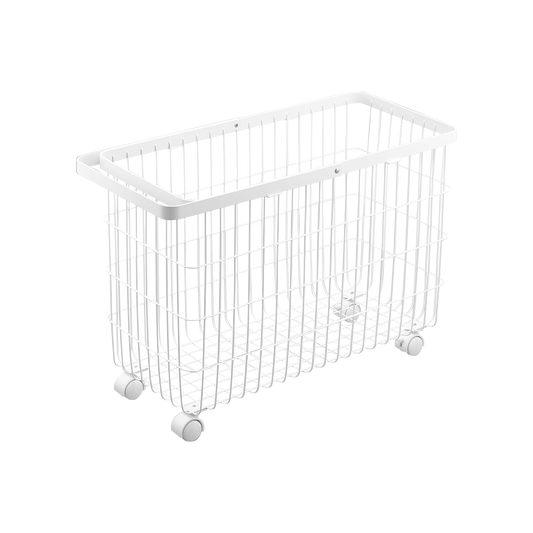 Rolling Wire Basket (14.8" H) - Steel