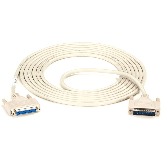 Rs-232 Serial Cable - Shielded, Pvc, Molded, Db25 Male/Female With Thumbscrews, Bbx-Bc00708