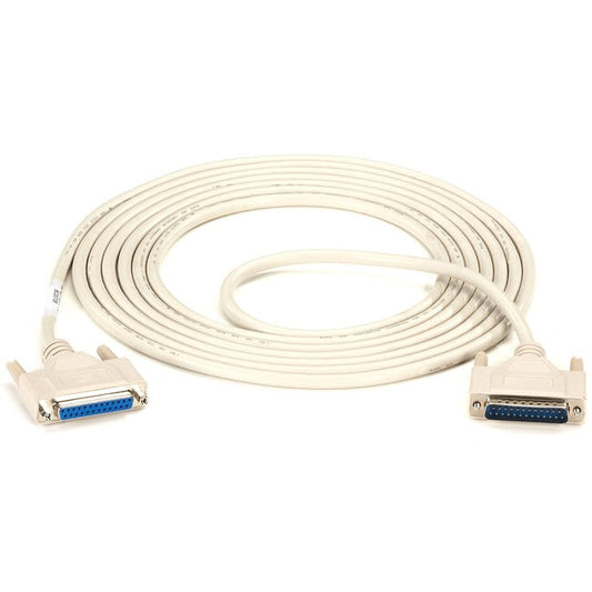 Rs-232 Serial Cable - Shielded, Pvc, Molded, Db25 Male/Female With Thumbscrews, Bbx-Bc00708