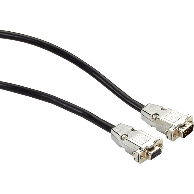 Rs232 Shielded Cable - Metal Hood, Db9 Male/Female, Black, 5-Ft. (1.5-M)