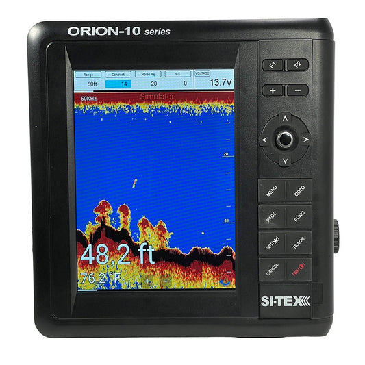 SI-TEX 10" Chartplotter System w/Internal GPS &amp; C-MAP 4D Card