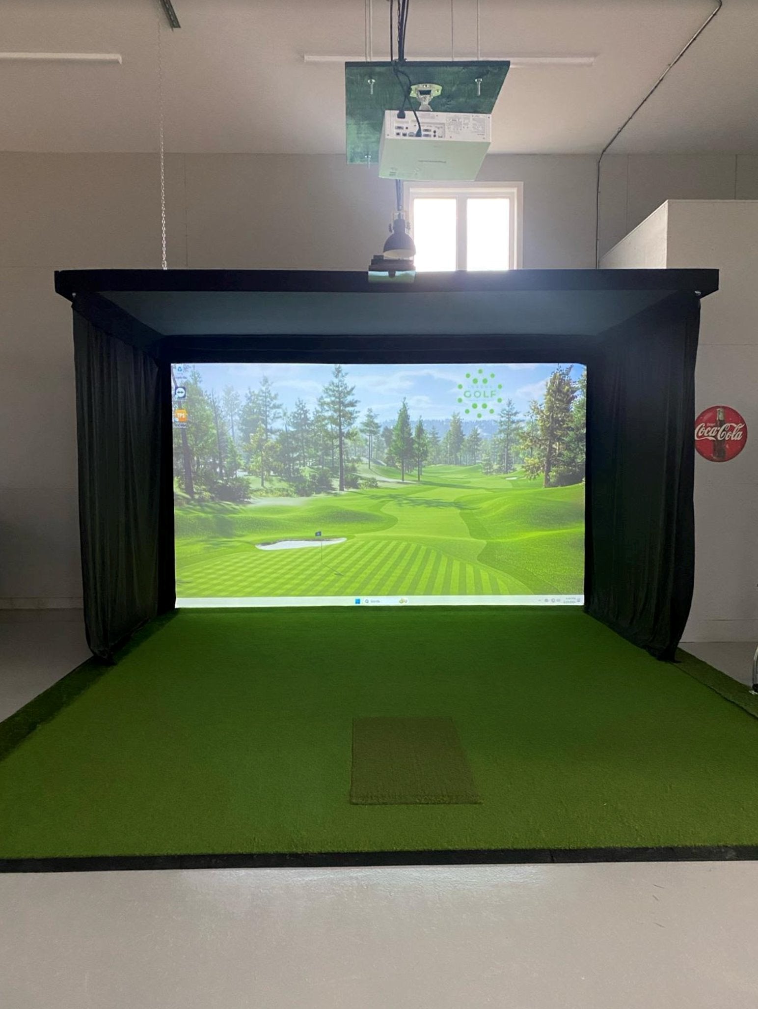 SIG Golf Simulator Curtains