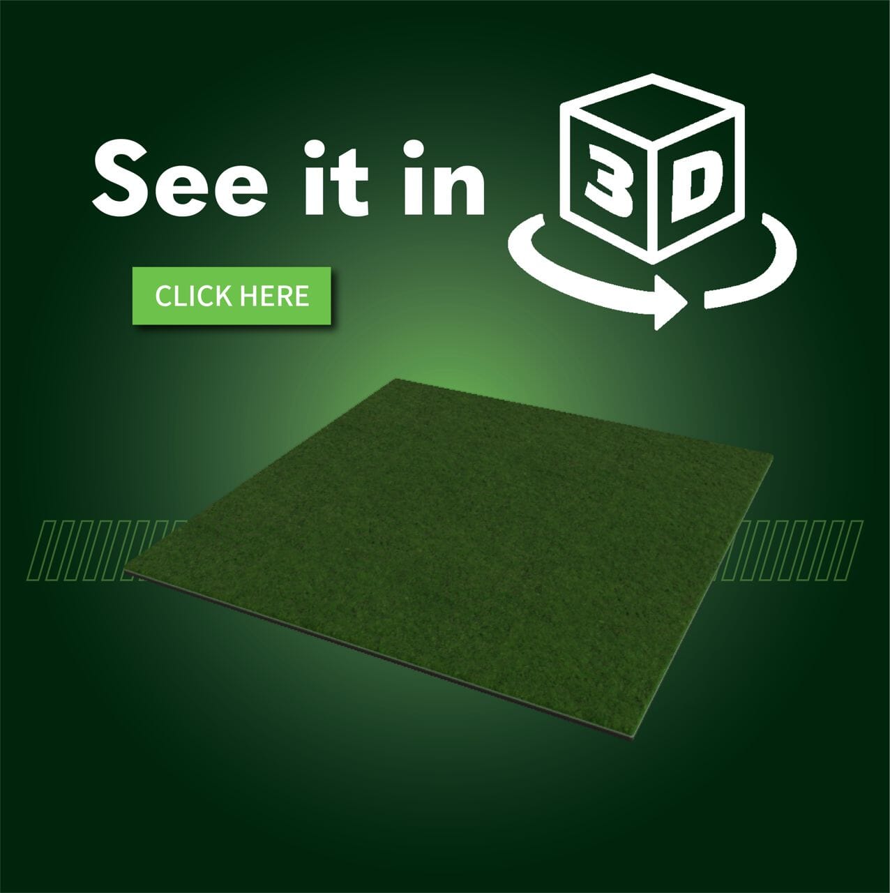 SIGPRO 3D 5'x5' Golf Mat