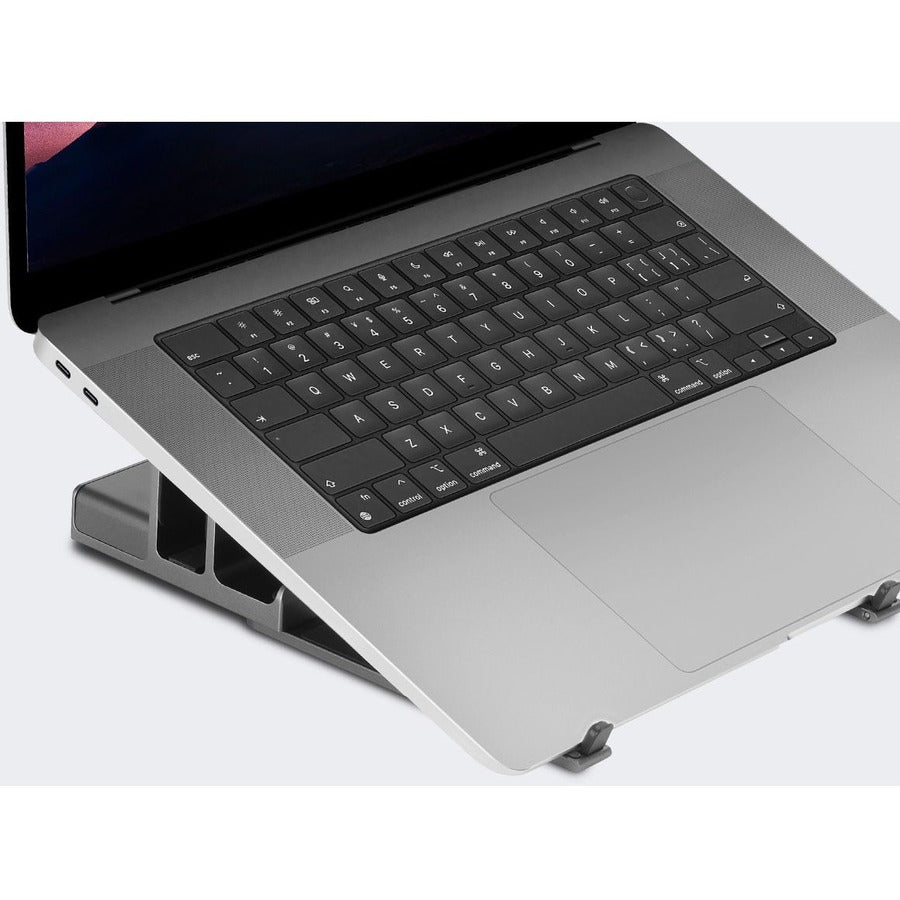 SIIG USB-C Laptop Stand W/ 4K Docking Station - Unique multitasks design for foldable