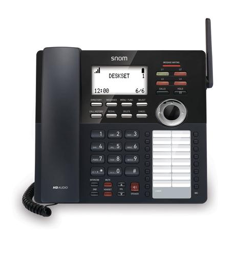 SIP DECT 4-Line Deskset SNO-M18-KLE