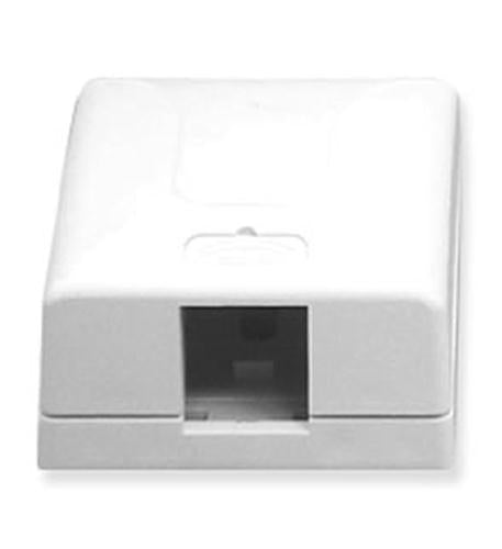 SURFACE MOUNT BOX- ELITE- 1-PORT- WHITE ICC-IC108SB1WH